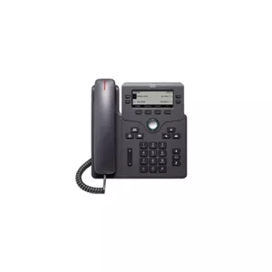 تلفن آی‌پی سیسکو CP-6851-3PW-UK-K9، 4 خط، PoE، آداپتور برق UK