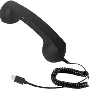 گوشی تلفن کلاسیک رومیزی با رابط تایپ سی و جک 3.5 میلی‌متری