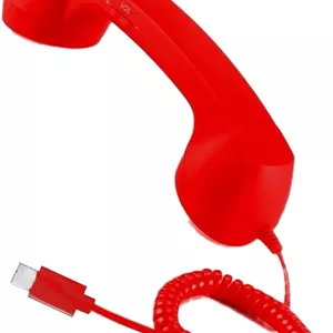 گوشی تلفن کلاسیک رومیزی با رابط تایپ سی و جک 3.5 میلی‌متری