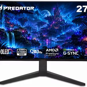 مانیتور گیمینگ ایسر پریداتور X27U W1 سایز 26.5 اینچ QD-OLED 240Hz