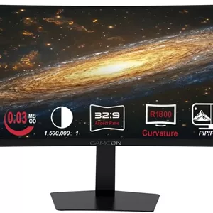 مانیتور گیمینگ خمیده گیم‌آن Signature X سایز 49 اینچ QD-OLED