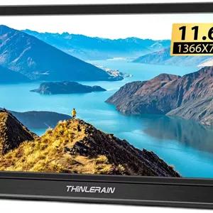 مانیتور قابل حمل ۱۱.۶ اینچ تین‌ل‌رین مدل TN LED کیفیت ۱۳۶۶ در ۷۶۸