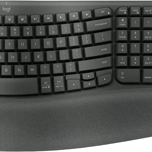 کی보د و ماوس ارگونومیک بی‌سیم لاجیتک Wave Keys MK670 گرافیت