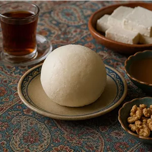 کره محلی گوسفندی لیقوان ، خالص و غلیظ نیم کیلویی