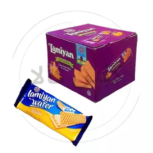 ویفر کریسپی با طعم موز لامیان بسته 24 عددی