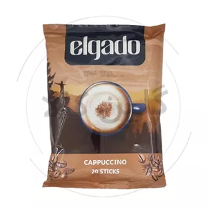 کاپوچینو همراه با پودر مخلوط کاکائو الگادو بسته 20 عددی