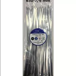 بست کمربندی استیل 304 ( mm 7/6-600 ) cbc