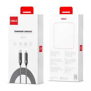 کابل تایپ سی به لایتینگ هیسکا مدل HISKA LX-821