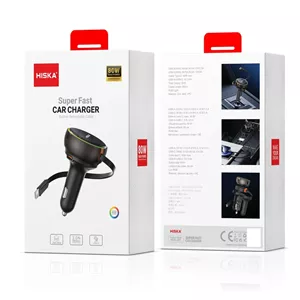 شارژر فندکی 80 وات هیسکا مدل HCC-337