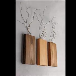 گلدان دیواری چوبی کد 182