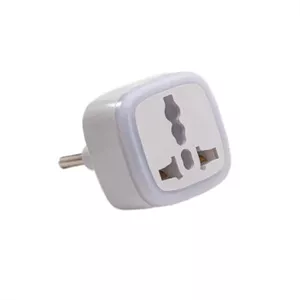 تبدیل 3 به 2 مدل M-03 رنگی Universal-Plug-Adapter بسته 12 عددی
