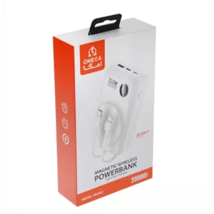 پاوربانک 20000mAh سفید مدل PB2002 برند (BONO)