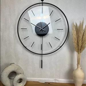 ساعت دیواری فلزی مدل لارا قطر ۶۰