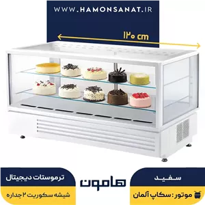 شو کیک رومیزی 120 سانتی سفید