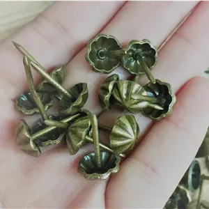 پونز فلزی 18 میل طرح گل زردقلم بسته 500 عددی وارداتی 