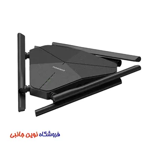 مودم روتر بیسیم دو باند پرودو مدل PDLFST207 با 6 آنتن 4G LTE ا Porodo LFST207 Dual Band Portable Wi-Fi Router (تک/عمده)