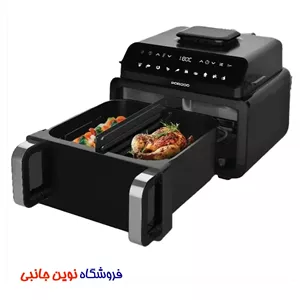 سرخ کن هواپز چندکاره پرودو مدل PDAF1015BK ا Porodo Lifestyle Flexi Cook Pro Indoor Grill (تک/عمده)