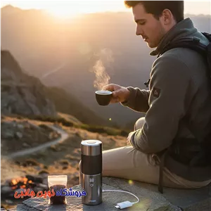 قهوه ساز شارژی لیپرسو مدل LPRJCM02SL ا LePresso Quickbrew Mini Espresso Maker with Milk Frothing Function (تک/عمده)