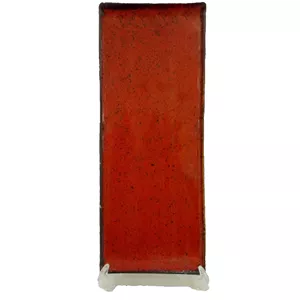 دیس سرامیکی مستطیل دوریکا قرمز خالدار