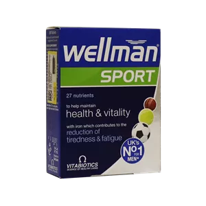 قرص ول من اسپرت ویتابیوتیکس مخصوص آقایان ۳۰ عددی Vitabiotics Wellman Sport 30 Tabs