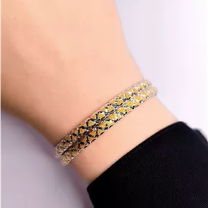 النگو نقره ایرانی (آبکاری طلا) | 5.58 گرم size 3