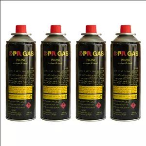 کپسول گاز مسافرتی PR پارس رگولاتور 210 گرمی - مدل PR-250 - بسته 4 عددی