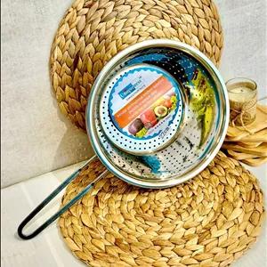 آبکش استیل تک دسته یونیک