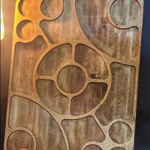 سینی فینگر فود و مهمانی سرو چوبی  بزرگ کد0110