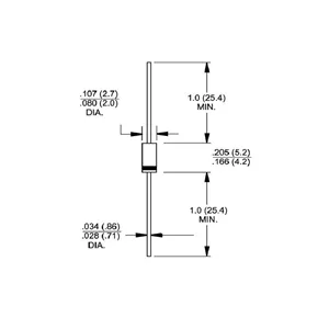 دیود زنر 13 ولت 1W(بسته 20 عددی)