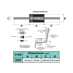 دیود شاتکی 1N5822