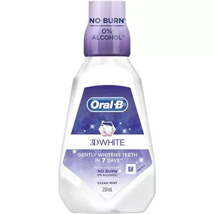 دهانشویه اورال بی مدل Oral-B 3D White Clean Mint