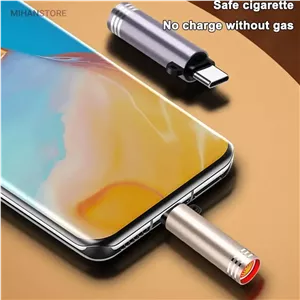 فندک الکترونیکی USB TYPE C مدل AIR SENSOR با سنسور تشخیص فوت و خاموشی خودکار