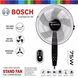 پنکه 3منظوره/ایستاده/رومیزی/دیوارکوب بوش کنترل دار. BRAND