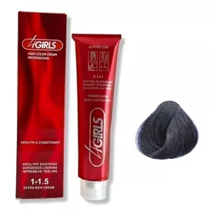 رنگ مو فورگرلز(4GIRLS) شماره C1 رنگ مشکی پر کلاغی حجم 120میلی لیتر
