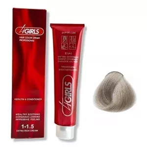 رنگ مو فورگرلز(4GIRLS) شماره C8 رنگ بلوند دودی روشن حجم 120میلی لیتر