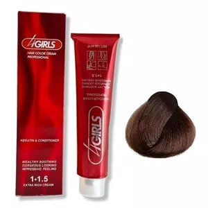 رنگ مو فورگرلز(4GIRLS) شماره CH5 رنگ قهوه ای شکلاتی روشن حجم 120میلی لیتر