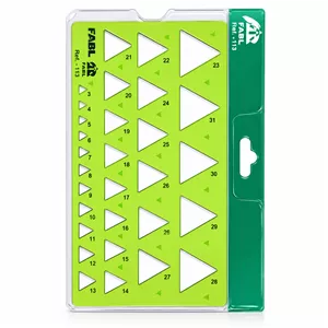 خط کش مهندسی مثلث FABL