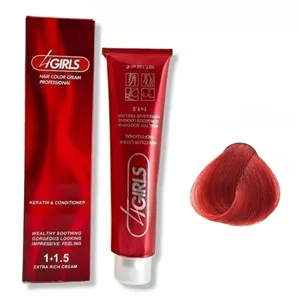 رنگ مو فورگرلز(4GIRLS) شماره P7 رنگ بلوند قرمز ارغوانی متوسط حجم 120میلی لیتر