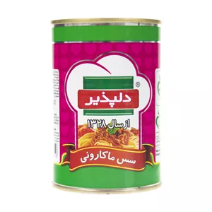 کنسرو سس ماکارونی با سویا دلپذیر(400 گرمی)