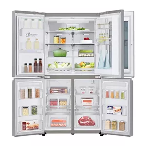 یخچال فریزر ساید بای ساید ال جی مدل X945NS9F ظرفیت 30 فوت نقره ای