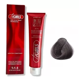 رنگ مو فورگرلز(4GIRLS) شماره PB رنگ سربی حجم 120میلی لیتر
