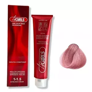رنگ مو فورگرلز(4GIRLS) شماره QP رنگ صورتی کوارتز حجم 120میلی لیتر
