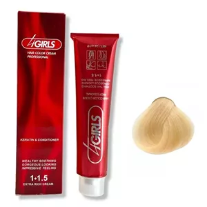 رنگ مو فورگرلز(4GIRLS) شماره SSD رنگ طلایی کاملا روشن حجم 120میلی لیتر
