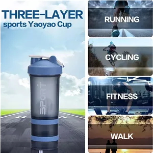 شیکر مدل SPORT گنجایش 0.450 لیتر آبی