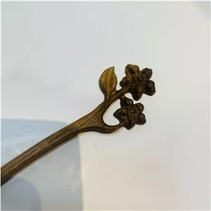 کانزاشی پین مو چوبی طرح گل