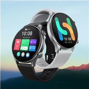 ساعت هوشمند هایلو مدل سولار پلاس صفحه نمایش 43 اینچ با بند سلیکیونی Solar Plus استاندارد IP68 مشکی