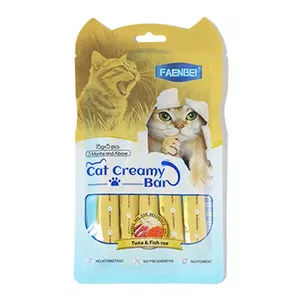 بستنی گربه لوکس و خوش خوراک فنبی طعم ماهی تن و خاویار1 عددی