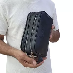 کیف دستی (شوزبگ)بسیار جادار و سبک مشکی چرم