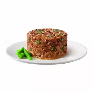 کنسرو تارتلت(میکس تکه های گوشت و سبزیجات) گربه گورمت گلد با طعم بره و سبزیجات 85 گرم