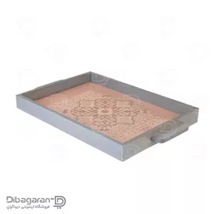سینی چوبی ریور طرح فرداد کد 2327 گلبهی
